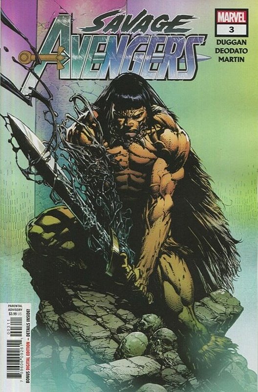 Cover of Savage Avengers (Vol 1) #3. One of 250,000 Vintage American Comics on sale from Krypton!