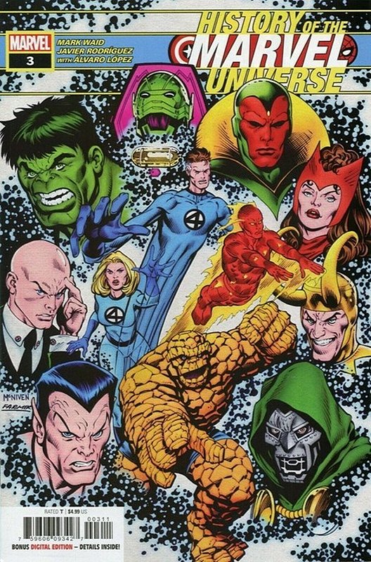 Cover of History of the Marvel Universe (2019 Ltd) #3. One of 250,000 Vintage American Comics on sale from Krypton!