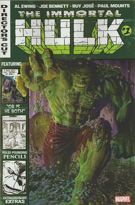 Cover of Immortal Hulk: Directors Cut (2019 Ltd) #1. One of 250,000 Vintage American Comics on sale from Krypton!