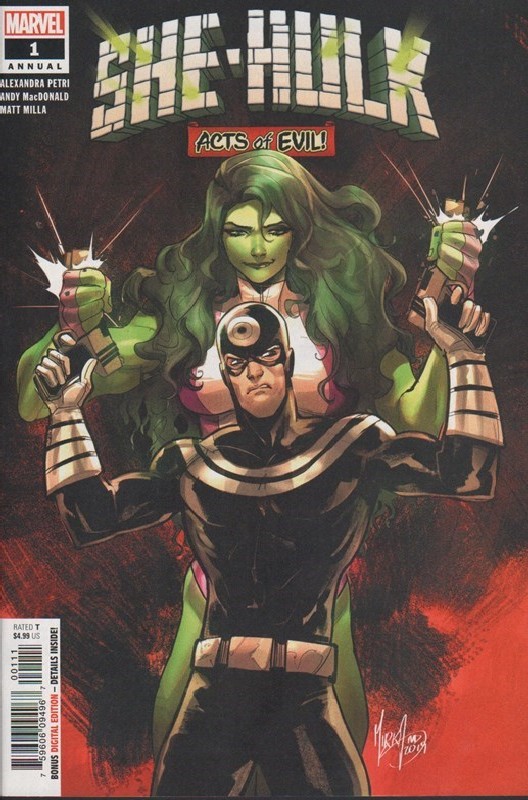 Cover of She-Hulk Annual (2019) #1. One of 250,000 Vintage American Comics on sale from Krypton!
