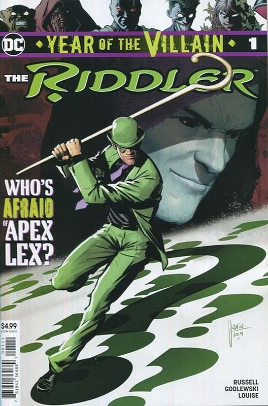 Cover of Riddler: Year of the Villain (2019 One Shot) #1. One of 250,000 Vintage American Comics on sale from Krypton!