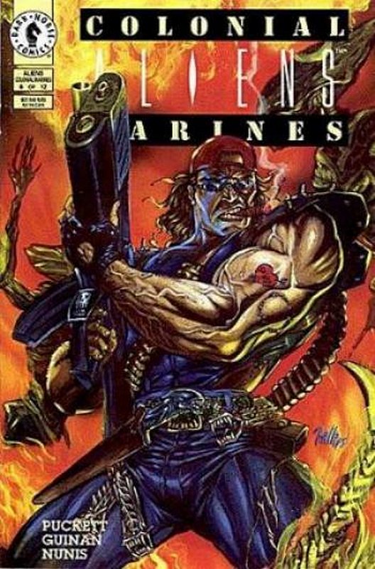 Cover of Aliens: Colonial Marines (1993 Ltd) #6. One of 250,000 Vintage American Comics on sale from Krypton!