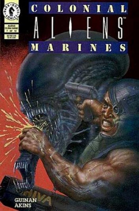 Cover of Aliens: Colonial Marines (1993 Ltd) #7. One of 250,000 Vintage American Comics on sale from Krypton!