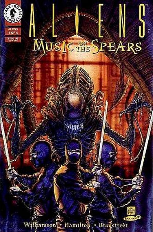 Cover of Aliens: Music of the Spears #1. One of 250,000 Vintage American Comics on sale from Krypton!