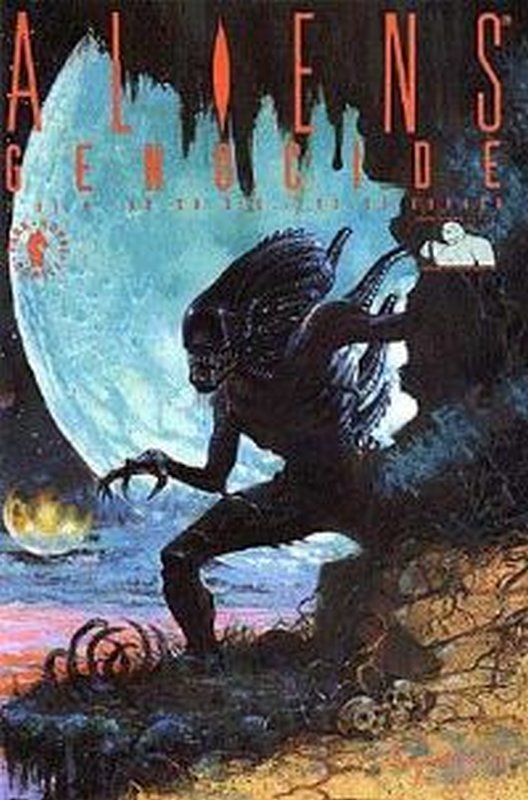 Cover of Aliens: Genocide (1992 Ltd) #3. One of 250,000 Vintage American Comics on sale from Krypton!