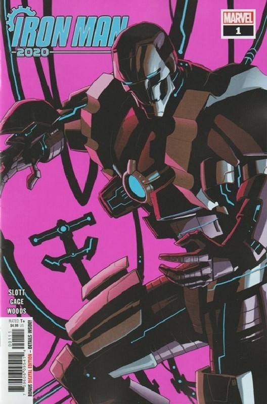 Cover of Iron Man 2020 (2020 Ltd) #1. One of 250,000 Vintage American Comics on sale from Krypton!