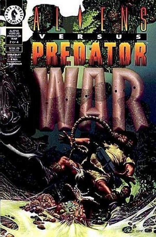 Cover of Aliens vs Predator: War (1995 Ltd) #2. One of 250,000 Vintage American Comics on sale from Krypton!