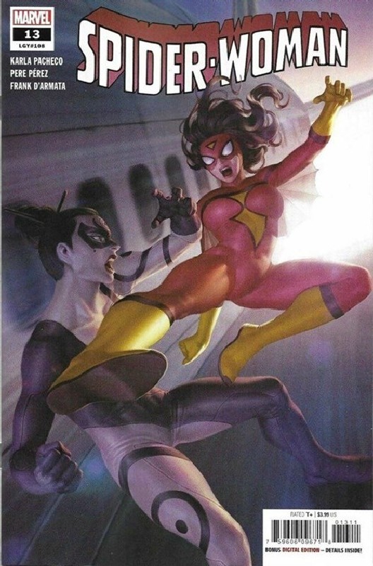 Cover of Spider-Woman (Vol 6) #13. One of 250,000 Vintage American Comics on sale from Krypton!