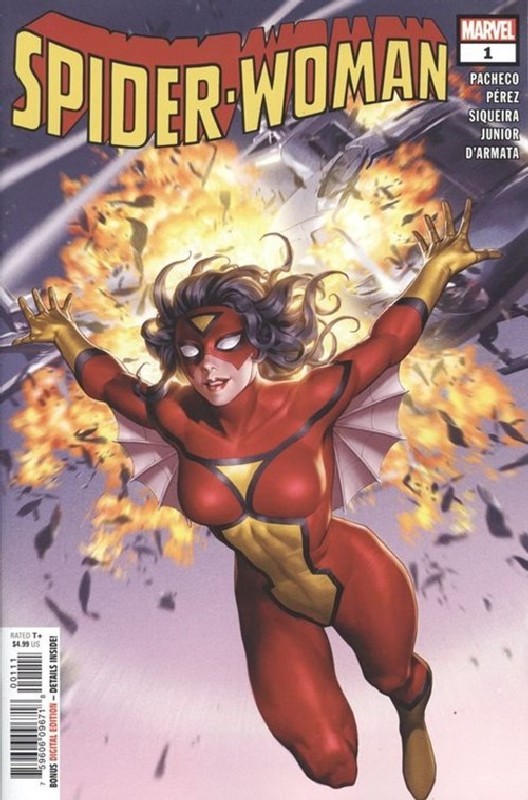 Cover of Spider-Woman (Vol 6) #1. One of 250,000 Vintage American Comics on sale from Krypton!