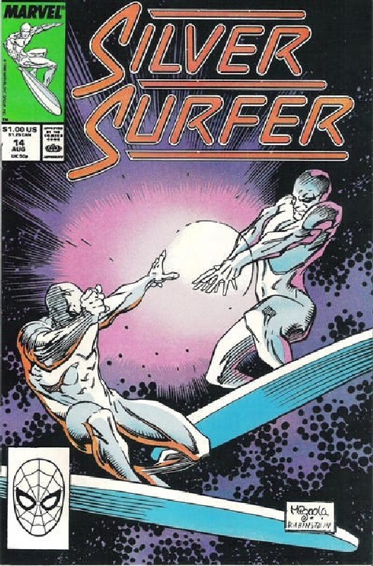 Cover of Silver Surfer (Vol 2) #14. One of 250,000 Vintage American Comics on sale from Krypton!