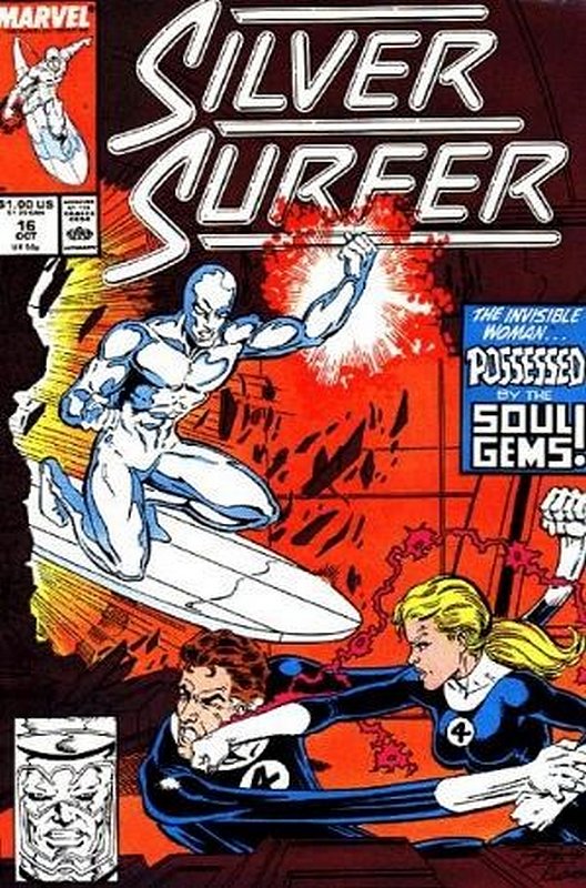 Cover of Silver Surfer (Vol 2) #16. One of 250,000 Vintage American Comics on sale from Krypton!