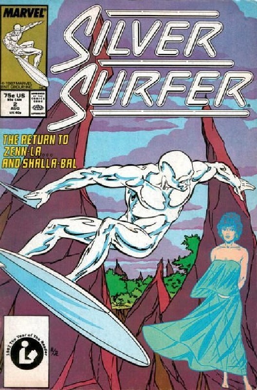 Cover of Silver Surfer (Vol 2) #2. One of 250,000 Vintage American Comics on sale from Krypton!