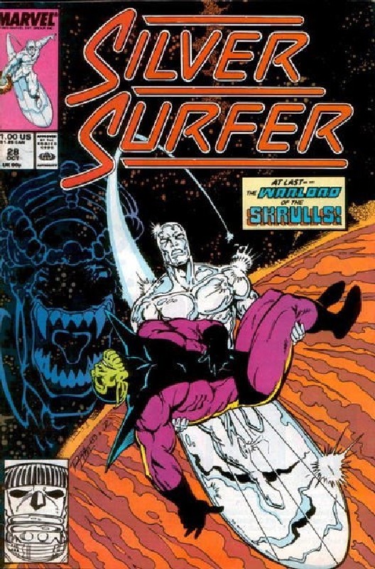 Cover of Silver Surfer (Vol 2) #28. One of 250,000 Vintage American Comics on sale from Krypton!