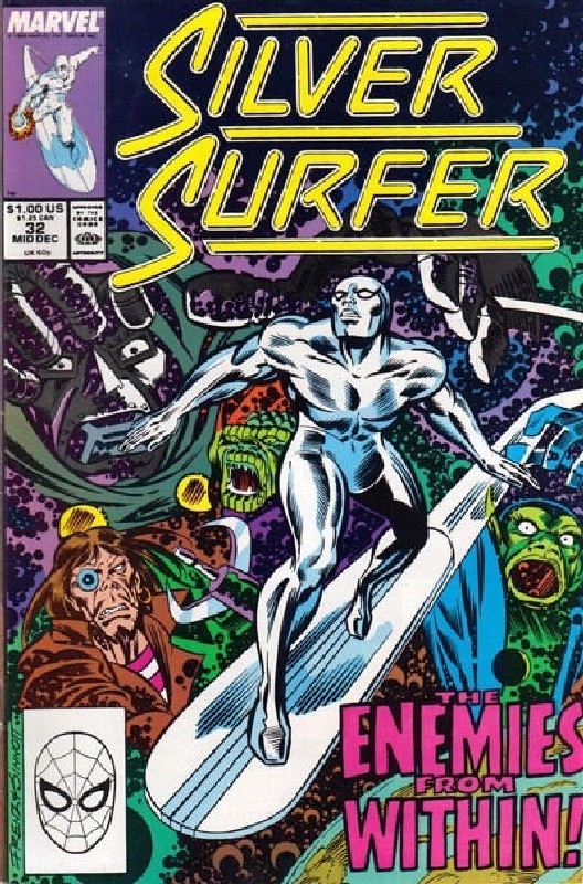 Cover of Silver Surfer (Vol 2) #32. One of 250,000 Vintage American Comics on sale from Krypton!