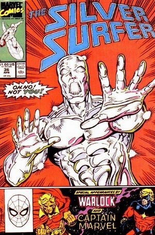Cover of Silver Surfer (Vol 2) #36. One of 250,000 Vintage American Comics on sale from Krypton!