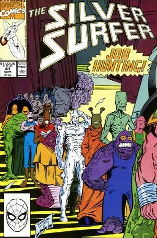 Cover of Silver Surfer (Vol 2) #41. One of 250,000 Vintage American Comics on sale from Krypton!