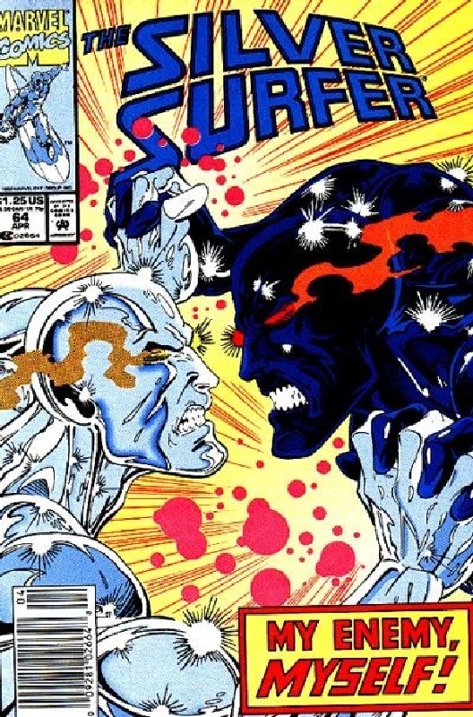 Cover of Silver Surfer (Vol 2) #64. One of 250,000 Vintage American Comics on sale from Krypton!