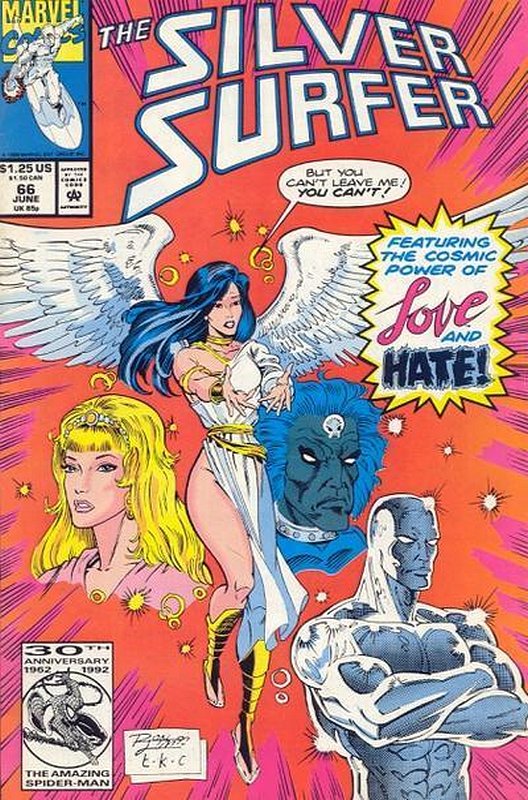 Cover of Silver Surfer (Vol 2) #66. One of 250,000 Vintage American Comics on sale from Krypton!