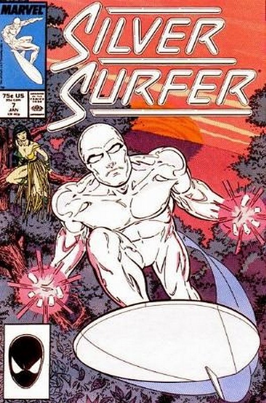 Cover of Silver Surfer (Vol 2) #7. One of 250,000 Vintage American Comics on sale from Krypton!