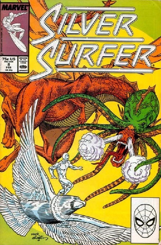 Cover of Silver Surfer (Vol 2) #8. One of 250,000 Vintage American Comics on sale from Krypton!
