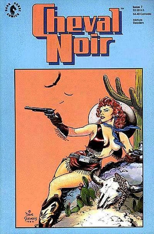 Cover of Cheval Noir (Vol 1) #7. One of 250,000 Vintage American Comics on sale from Krypton!