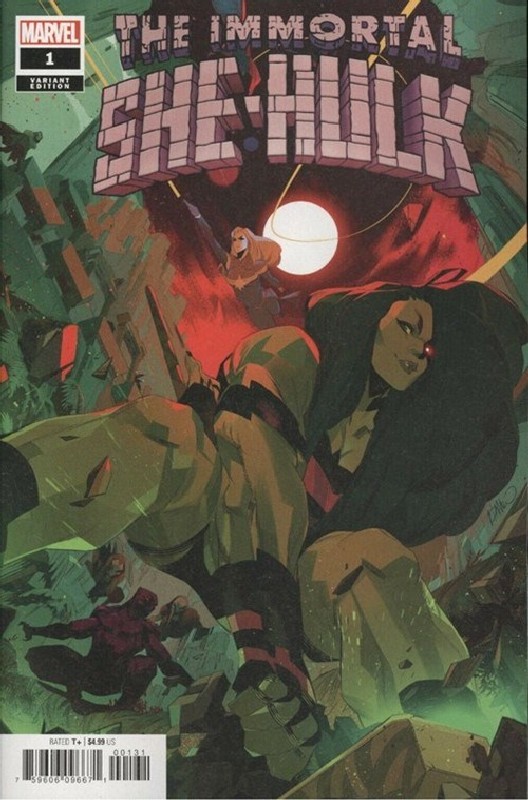 Cover of Immortal She-Hulk (Vol 1) #1. One of 250,000 Vintage American Comics on sale from Krypton!