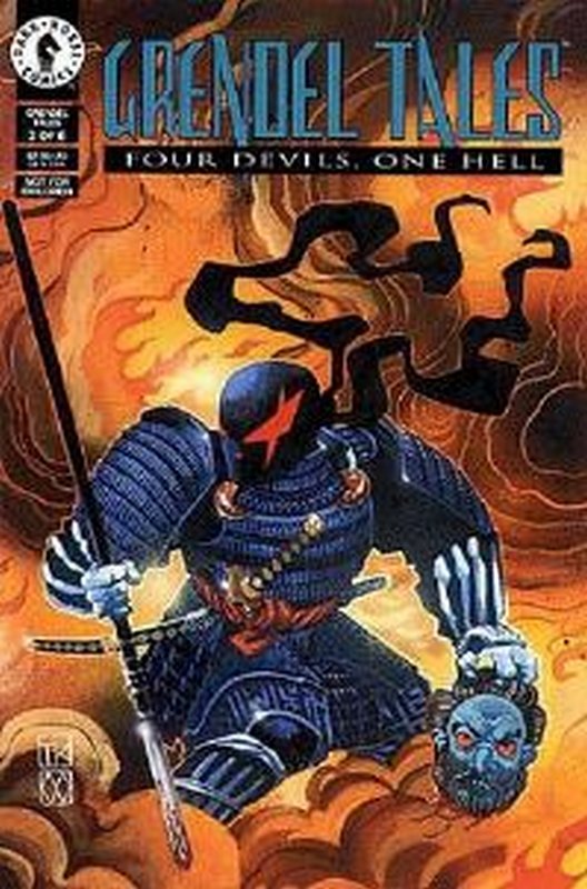 Cover of Grendel Tales: Four Devils One Hell (1993 Ltd) #3. One of 250,000 Vintage American Comics on sale from Krypton!