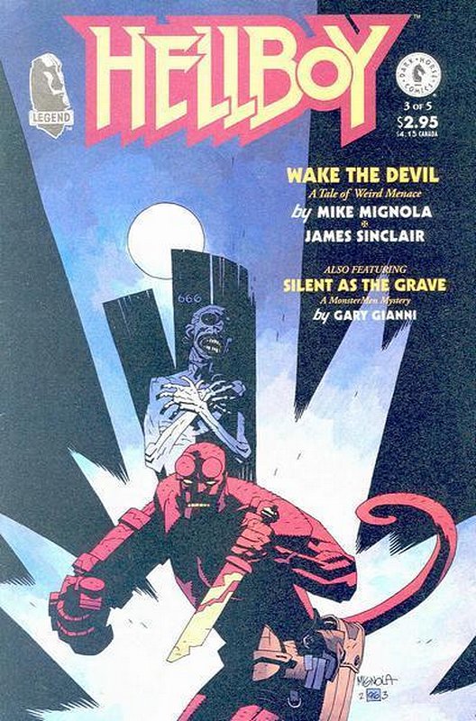 Cover of Hellboy: Wake the Devil (1996 Ltd) #3. One of 250,000 Vintage American Comics on sale from Krypton!