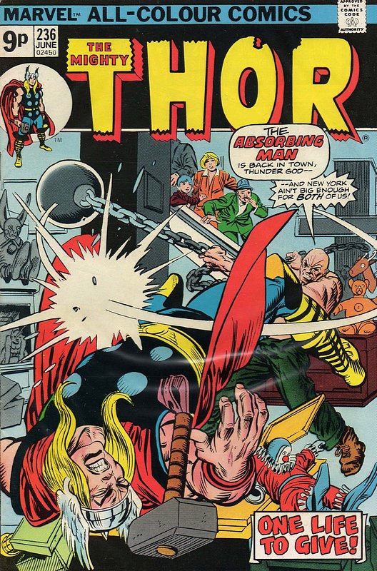 Cover of Thor (Vol 1) #236. One of 250,000 Vintage American Comics on sale from Krypton!