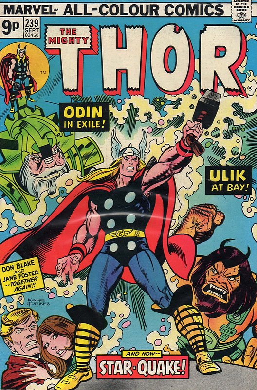 Cover of Thor (Vol 1) #239. One of 250,000 Vintage American Comics on sale from Krypton!