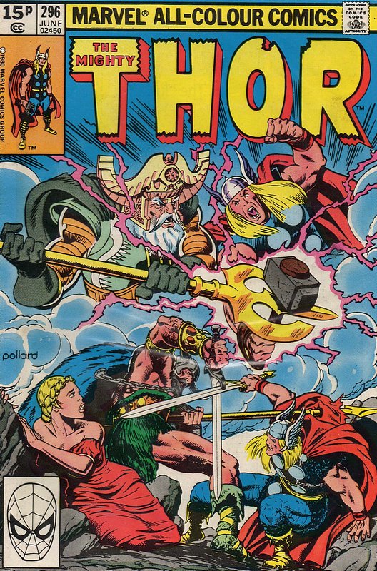 Cover of Thor (Vol 1) #296. One of 250,000 Vintage American Comics on sale from Krypton!