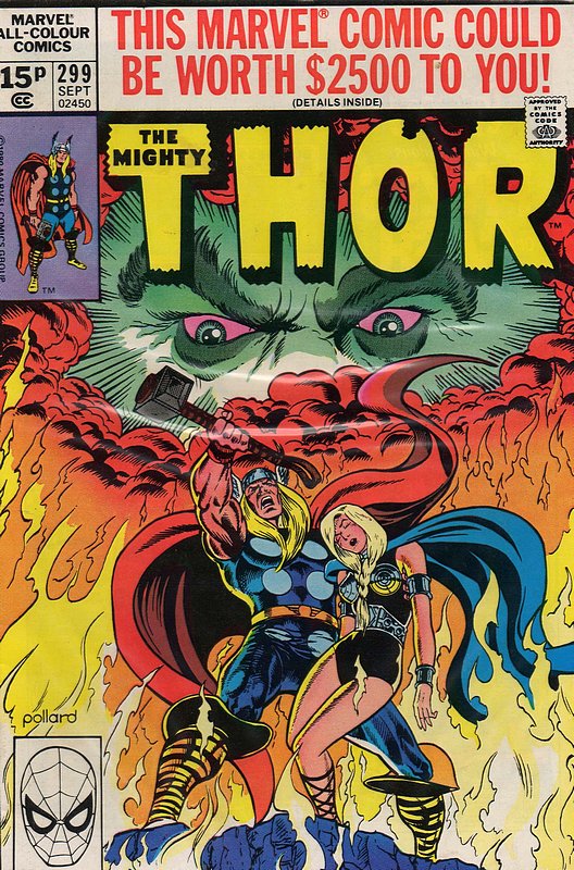 Cover of Thor (Vol 1) #299. One of 250,000 Vintage American Comics on sale from Krypton!