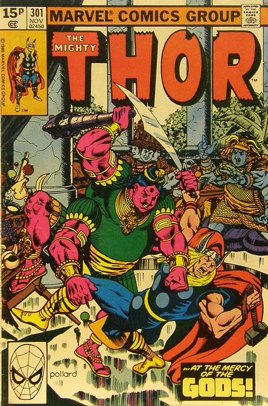 Cover of Thor (Vol 1) #301. One of 250,000 Vintage American Comics on sale from Krypton!