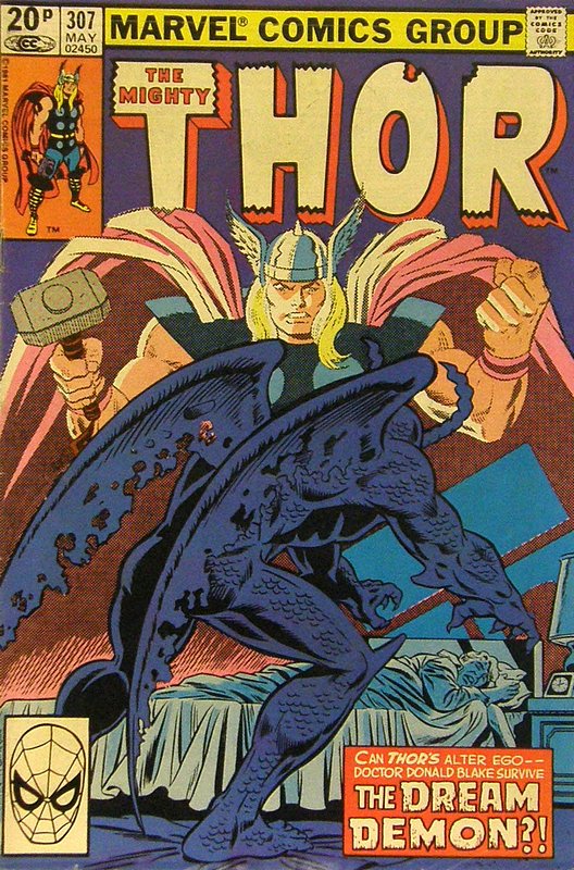 Cover of Thor (Vol 1) #307. One of 250,000 Vintage American Comics on sale from Krypton!