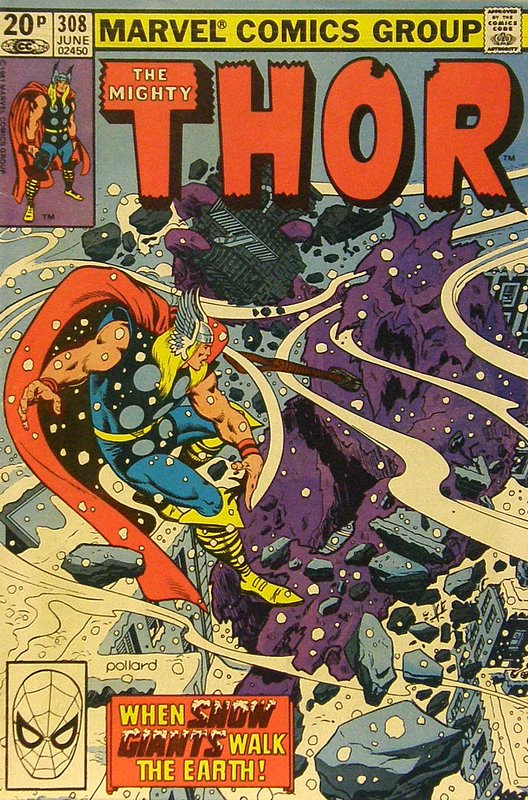 Cover of Thor (Vol 1) #308. One of 250,000 Vintage American Comics on sale from Krypton!