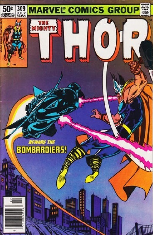 Cover of Thor (Vol 1) #309. One of 250,000 Vintage American Comics on sale from Krypton!