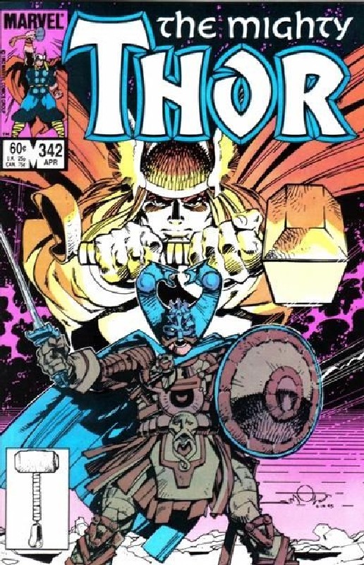 Cover of Thor (Vol 1) #342. One of 250,000 Vintage American Comics on sale from Krypton!