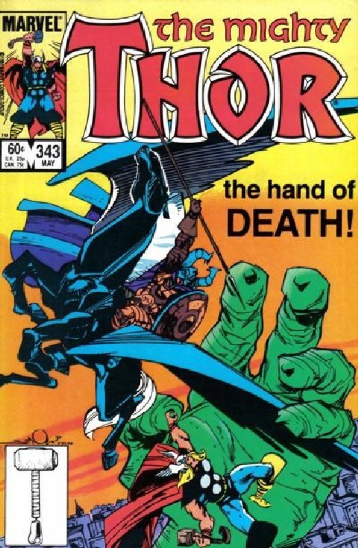 Cover of Thor (Vol 1) #343. One of 250,000 Vintage American Comics on sale from Krypton!