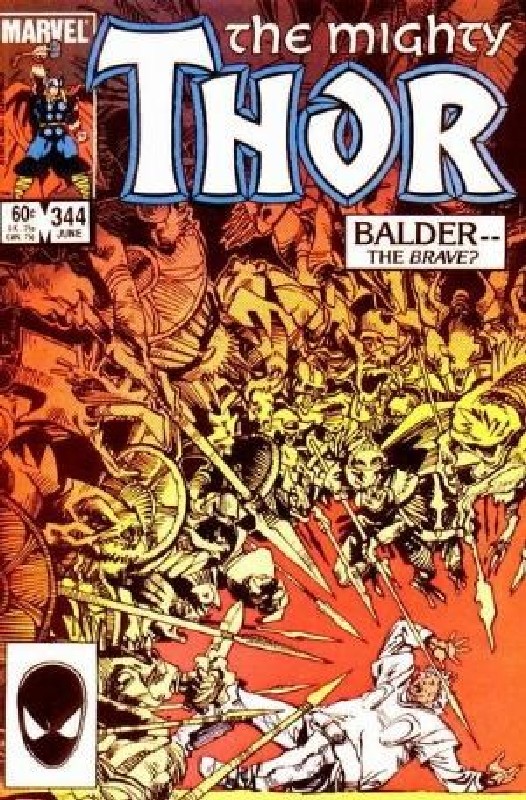 Cover of Thor (Vol 1) #344. One of 250,000 Vintage American Comics on sale from Krypton!