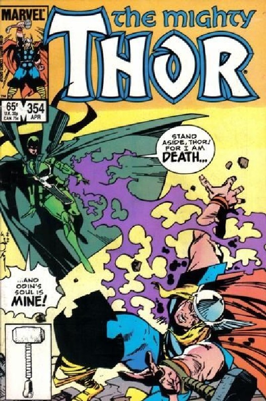 Cover of Thor (Vol 1) #354. One of 250,000 Vintage American Comics on sale from Krypton!