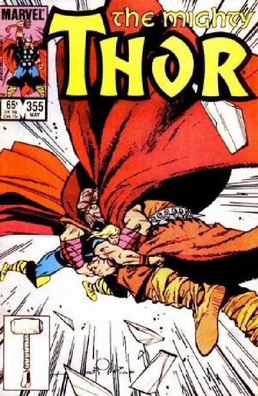 Cover of Thor (Vol 1) #355. One of 250,000 Vintage American Comics on sale from Krypton!