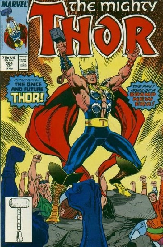 Cover of Thor (Vol 1) #384. One of 250,000 Vintage American Comics on sale from Krypton!