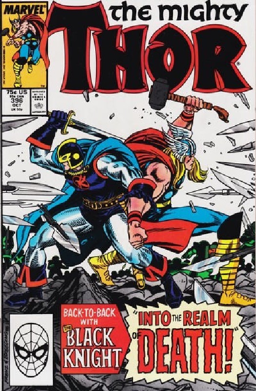 Cover of Thor (Vol 1) #396. One of 250,000 Vintage American Comics on sale from Krypton!