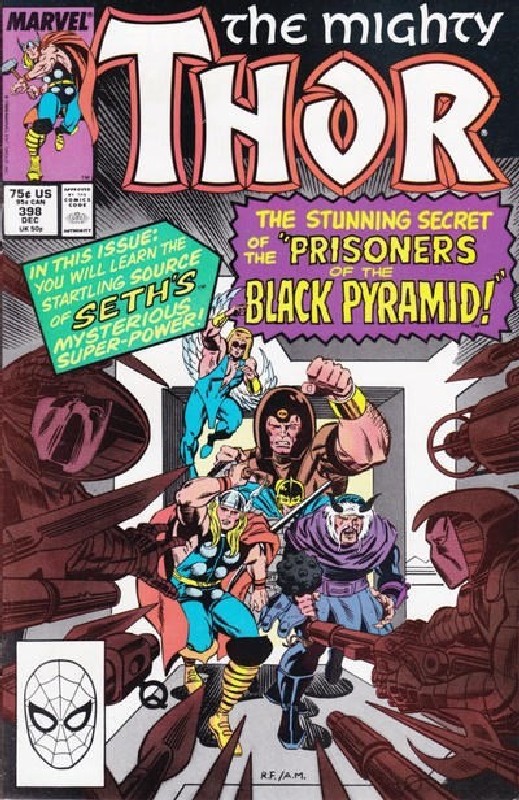 Cover of Thor (Vol 1) #398. One of 250,000 Vintage American Comics on sale from Krypton!
