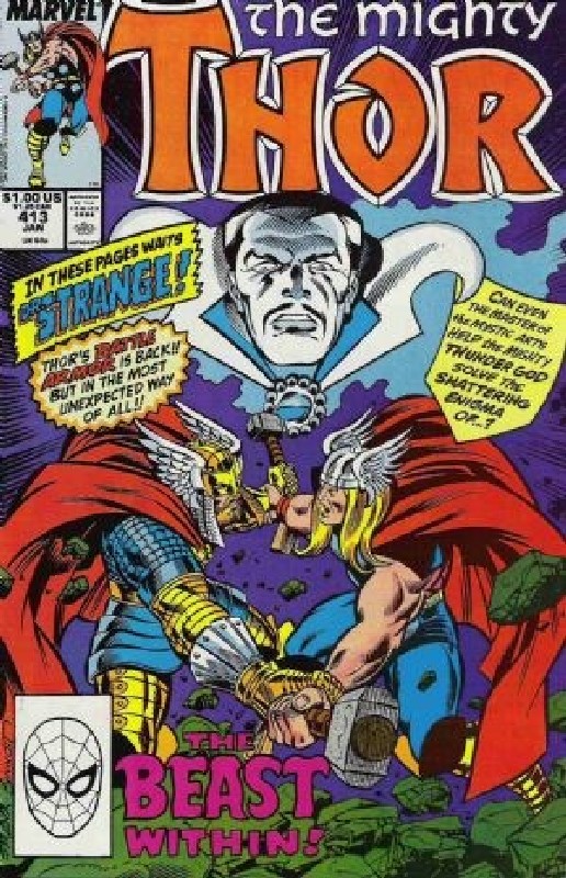 Cover of Thor (Vol 1) #413. One of 250,000 Vintage American Comics on sale from Krypton!