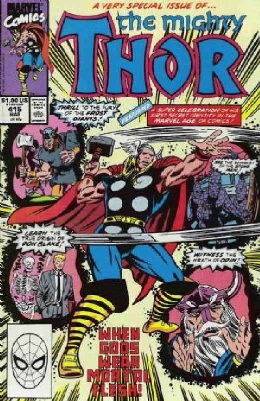Cover of Thor (Vol 1) #415. One of 250,000 Vintage American Comics on sale from Krypton!