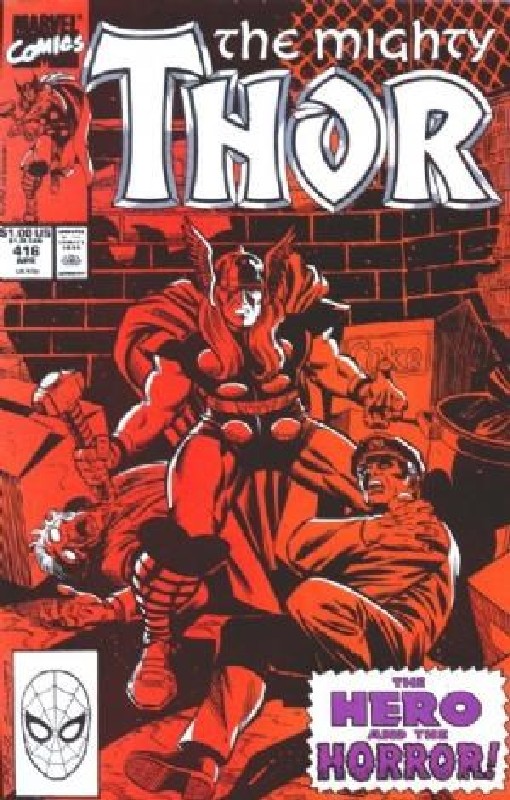 Cover of Thor (Vol 1) #416. One of 250,000 Vintage American Comics on sale from Krypton!