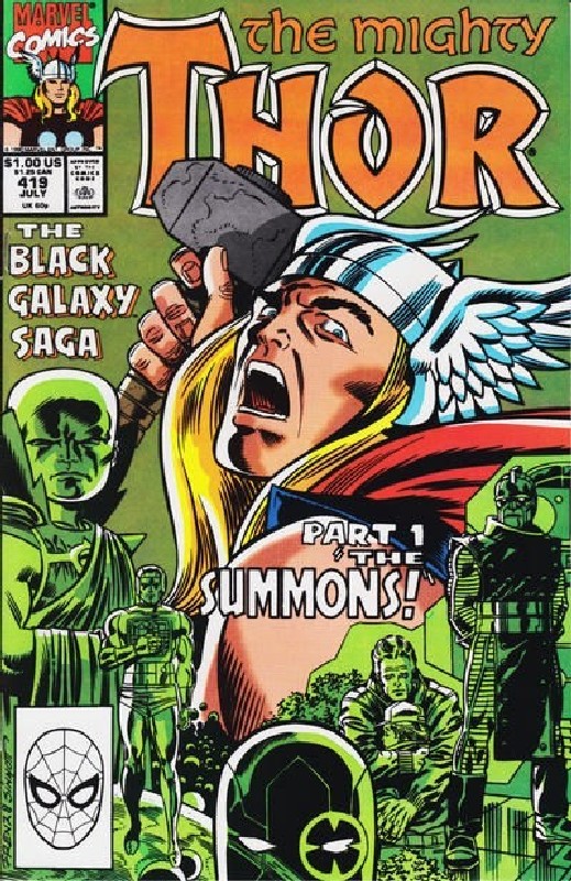 Cover of Thor (Vol 1) #419. One of 250,000 Vintage American Comics on sale from Krypton!
