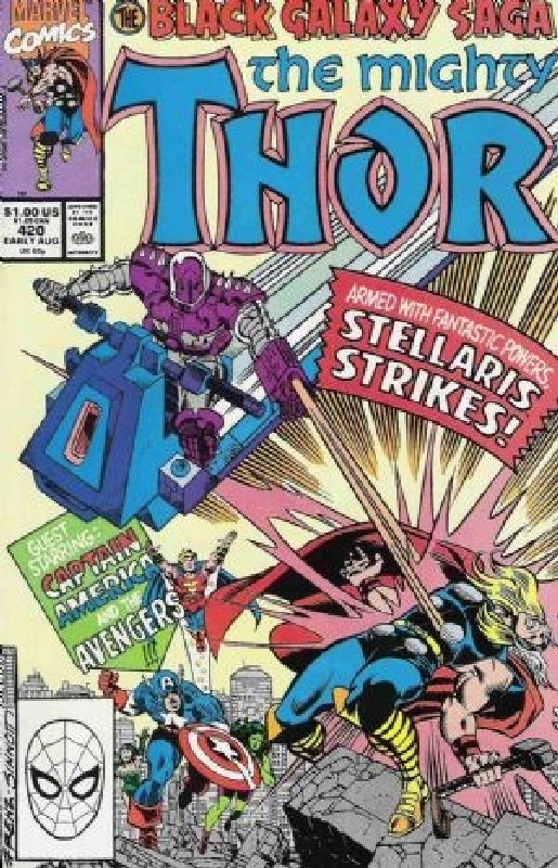 Cover of Thor (Vol 1) #420. One of 250,000 Vintage American Comics on sale from Krypton!