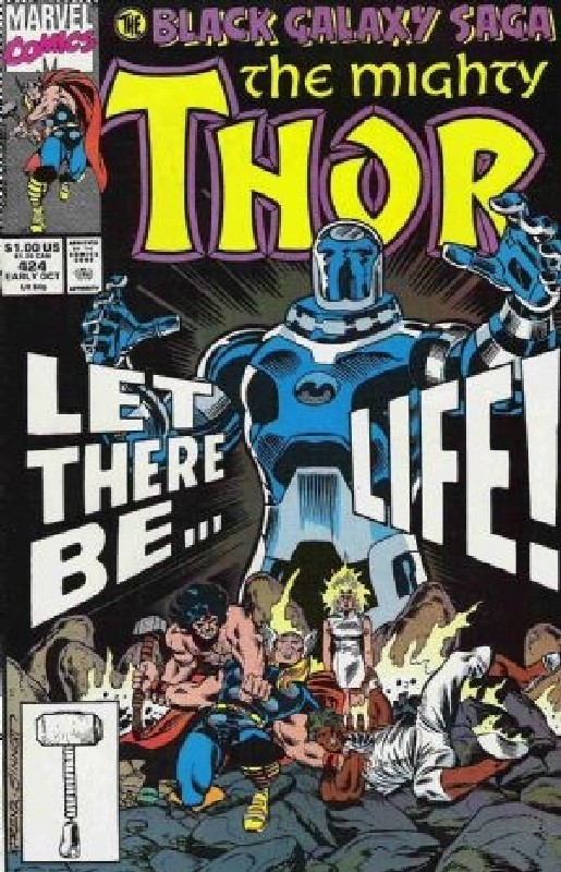 Cover of Thor (Vol 1) #424. One of 250,000 Vintage American Comics on sale from Krypton!